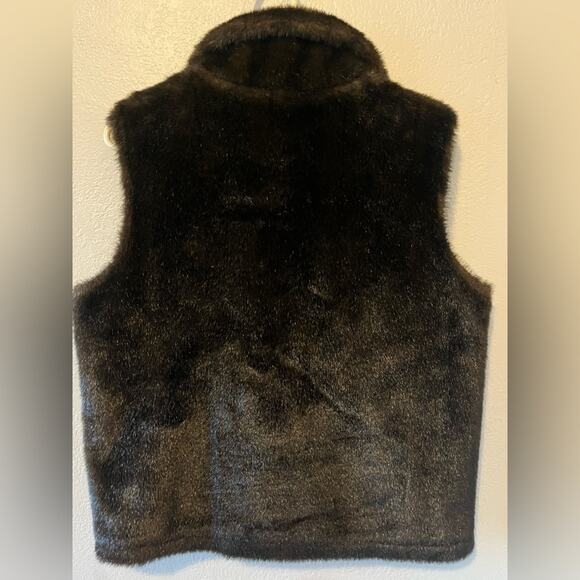Regent  Park faux fur with bling zipper Size Small - Picture 2 of 5